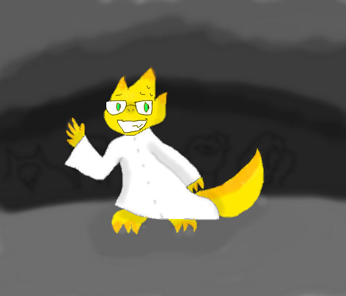 Alphys / True Lab by CrappyUTArt on DeviantArt