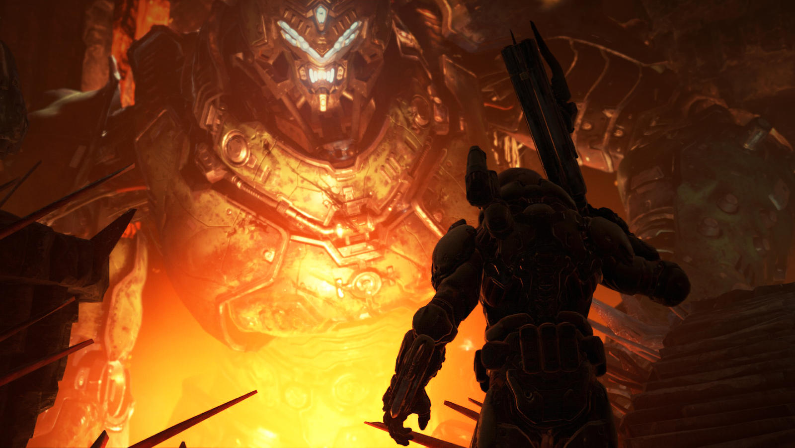 images Doom Eternal Slayer Mech mech by lessadesaline on deviantart