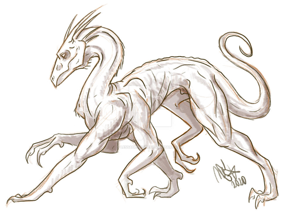 Random creature doodle by LessaDeSaline on DeviantArt