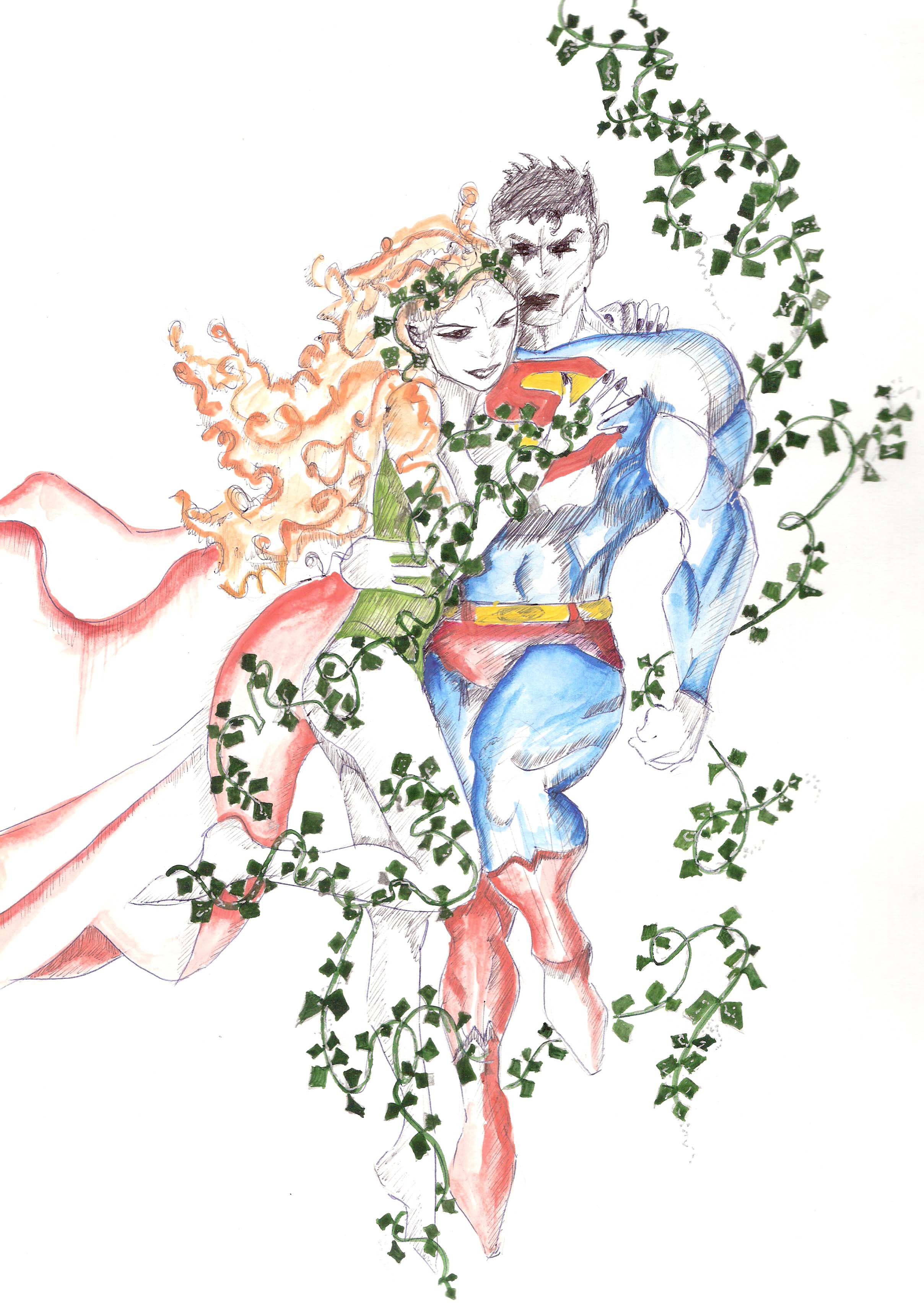 Superman and Poison Ivy by ShriG on DeviantArt