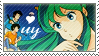 Urusei Yatsura Stamp by FlowerNinjaA