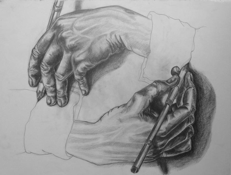 M. C. Escher's Drawing Hands