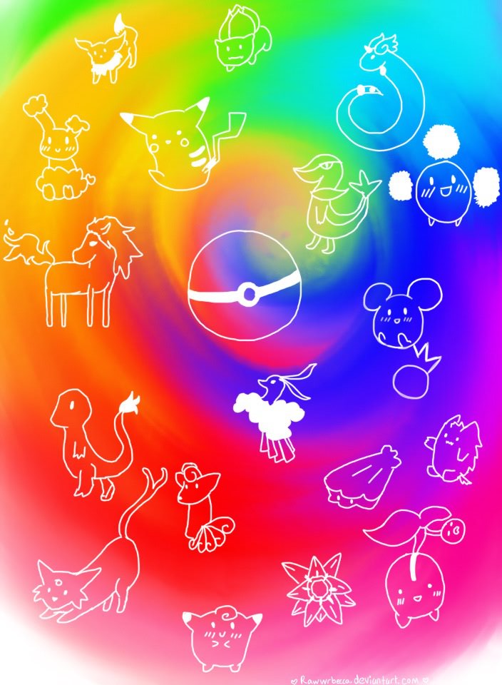 Pokemon Gradient by Beccadex on DeviantArt