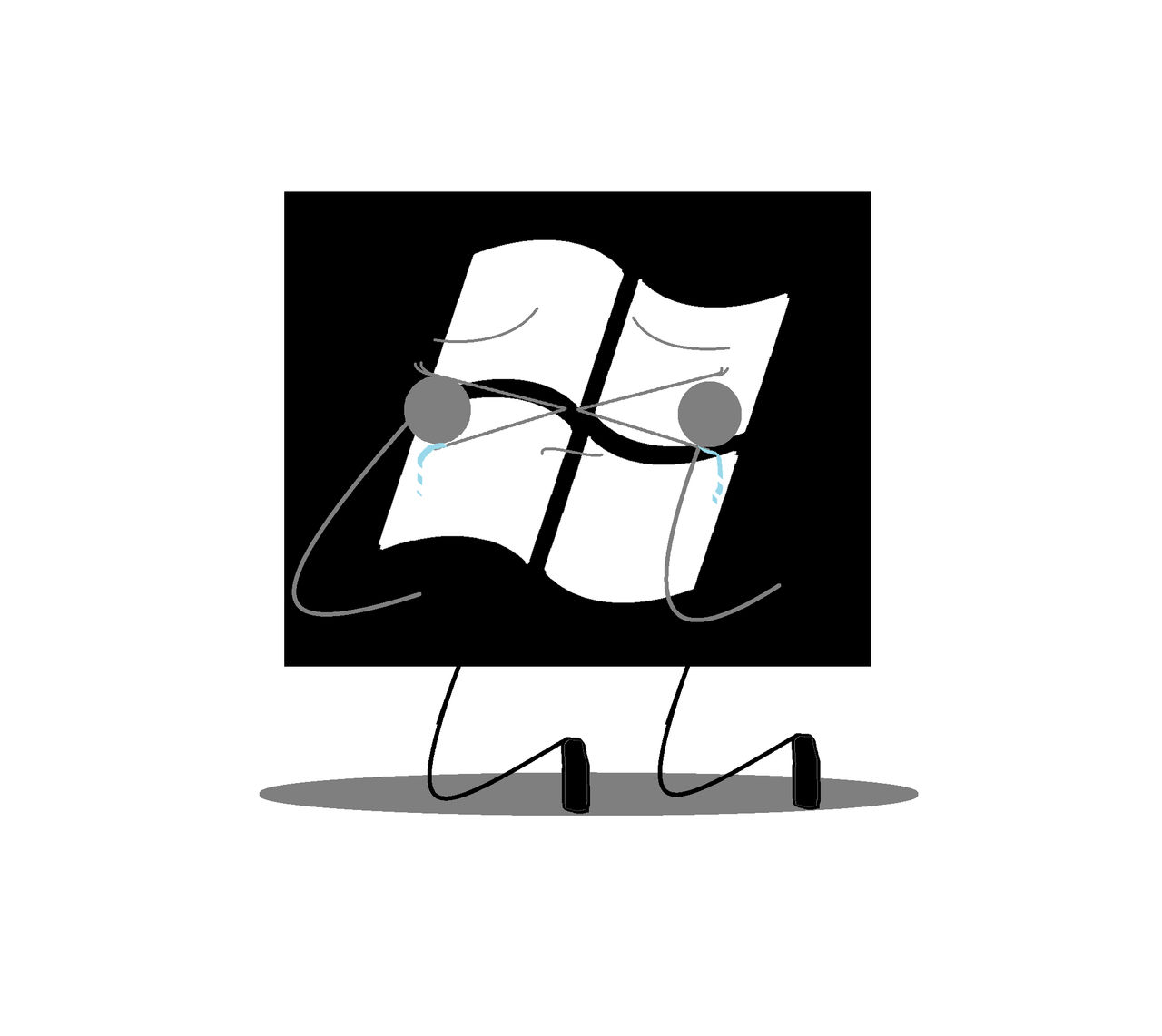 Windows Longhorn crying by fikgjjffff on DeviantArt