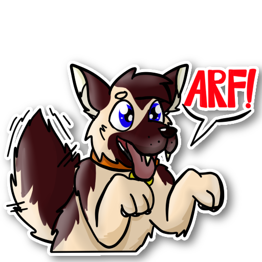 Arf Sticker Baumbs Arf sticker by Baumbs on DeviantArt