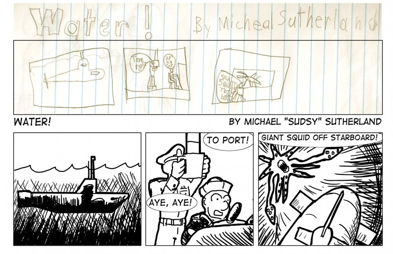 My very first comic strip ever