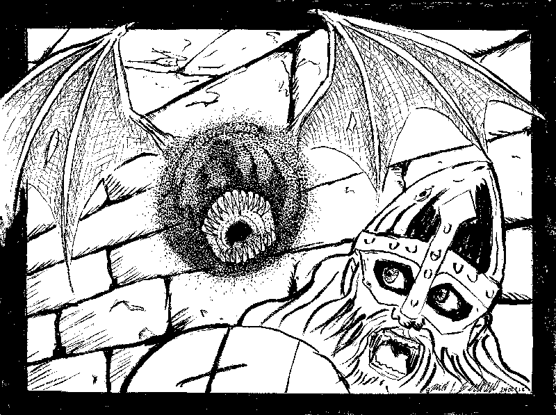 BFRPG Sword and Board Winged Horror by SudsySutherland