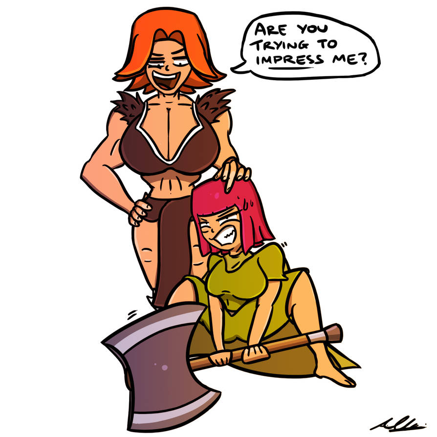 Валькирия из Clash of Clans sex