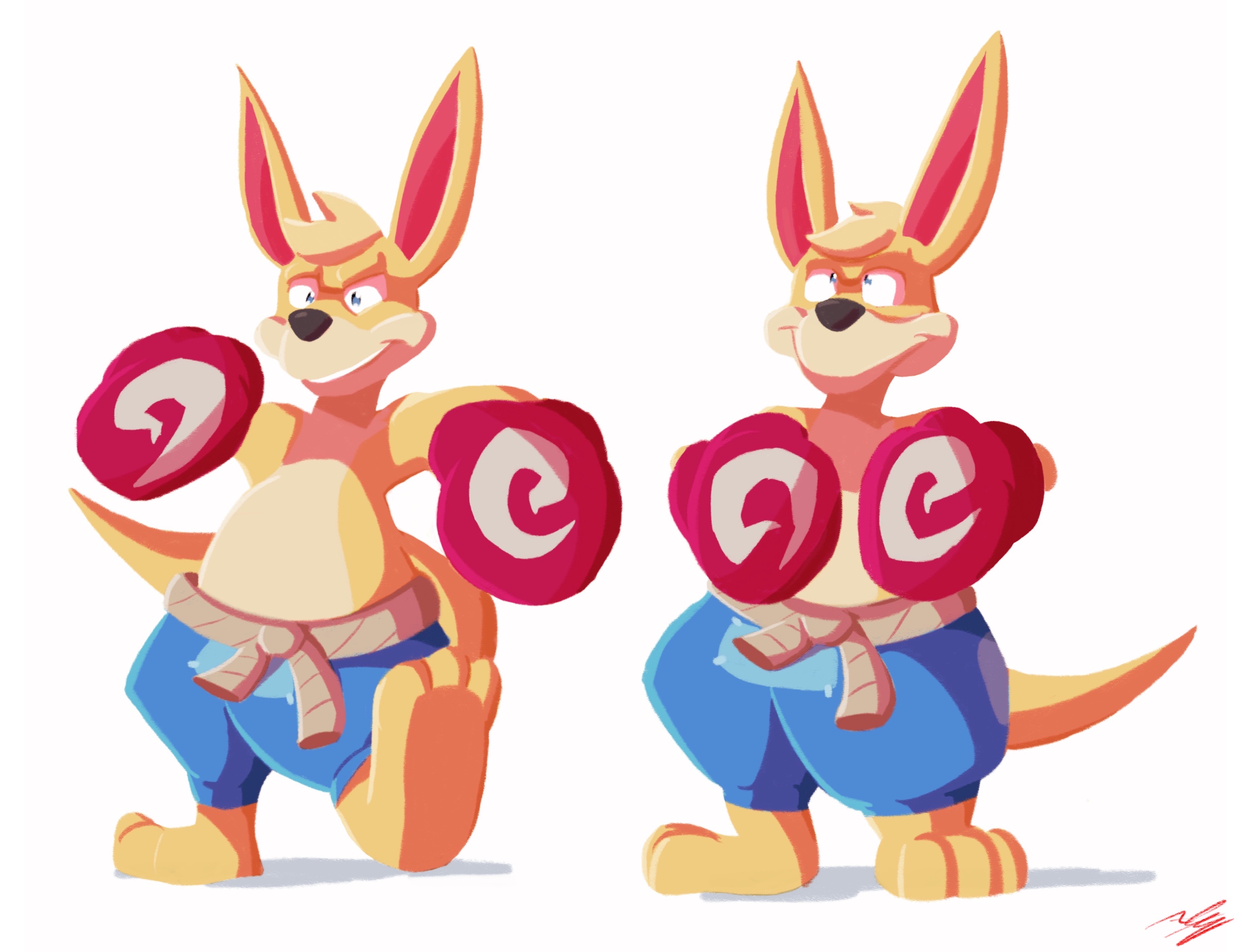 Kao The Kangaroo by Adam-Clowery on DeviantArt