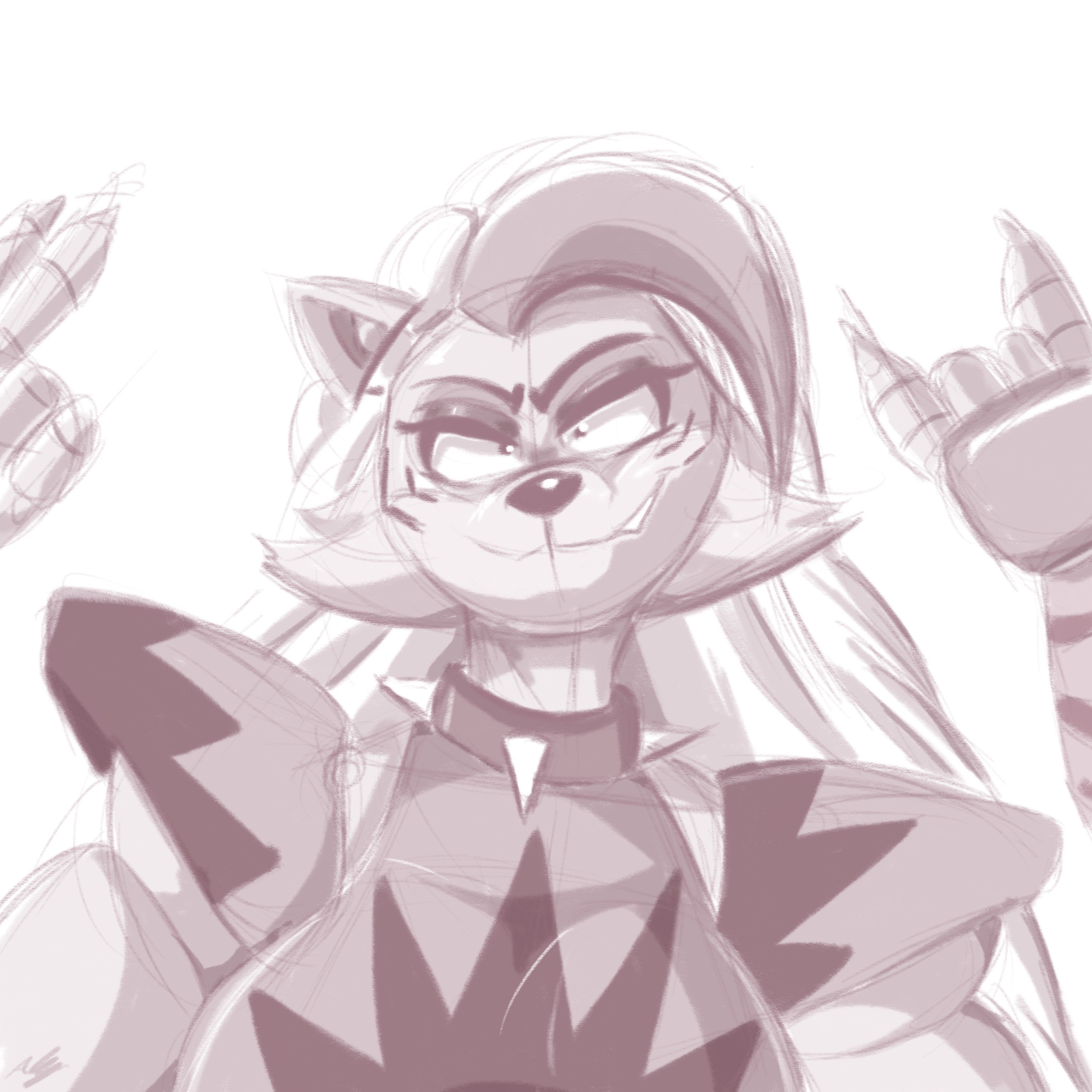 Roxanne Wolf Sketch by Adam-Clowery on DeviantArt