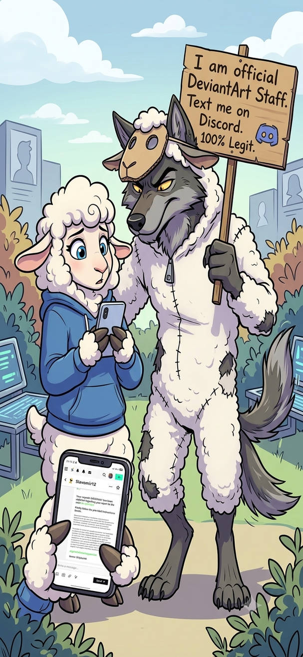 Deviantart Scam Scam Warning by KongoTiger on DeviantArt