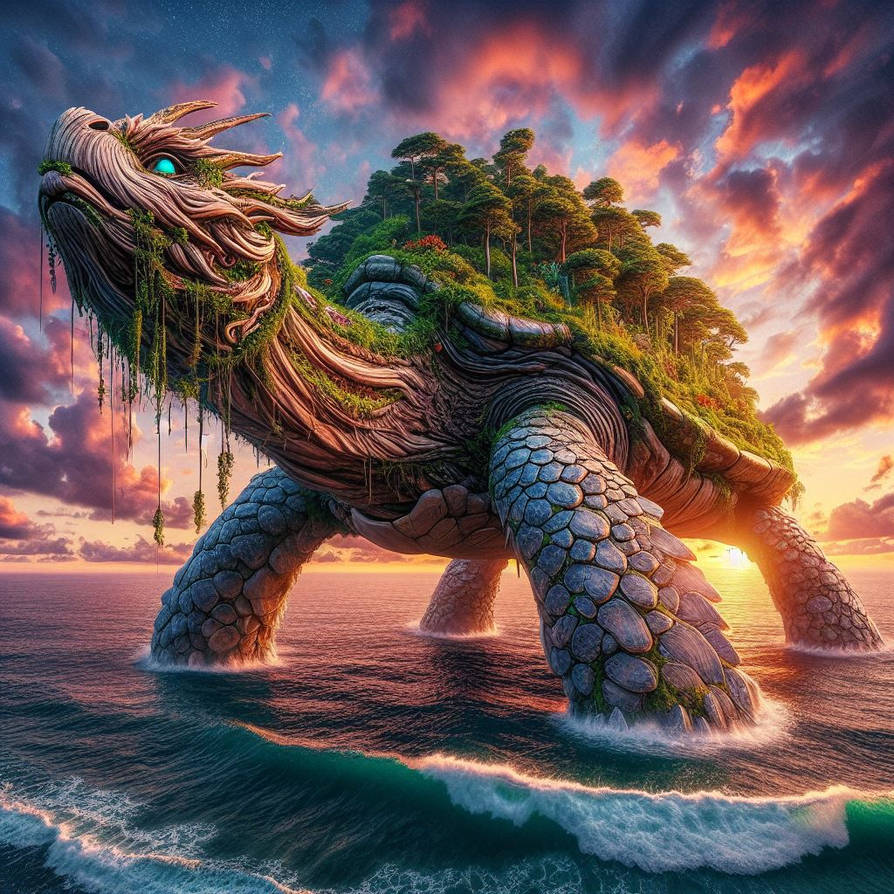 Dragon Turtle3 by MadPigme on DeviantArt