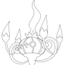 F2U Lineart - 609 Chandelure