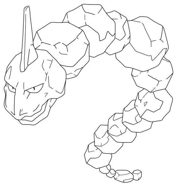 Onix coloring page 