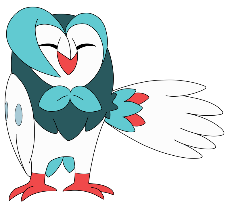 Shiny Dartrix by Pokemon-Lines on DeviantArt