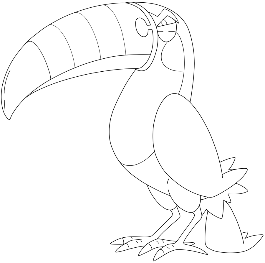 F2u Lineart 733 Toucannon By Pokemon Lines On Deviantart F2u Lineart 733 Toucannon By Pokemon Lines On Deviantart
