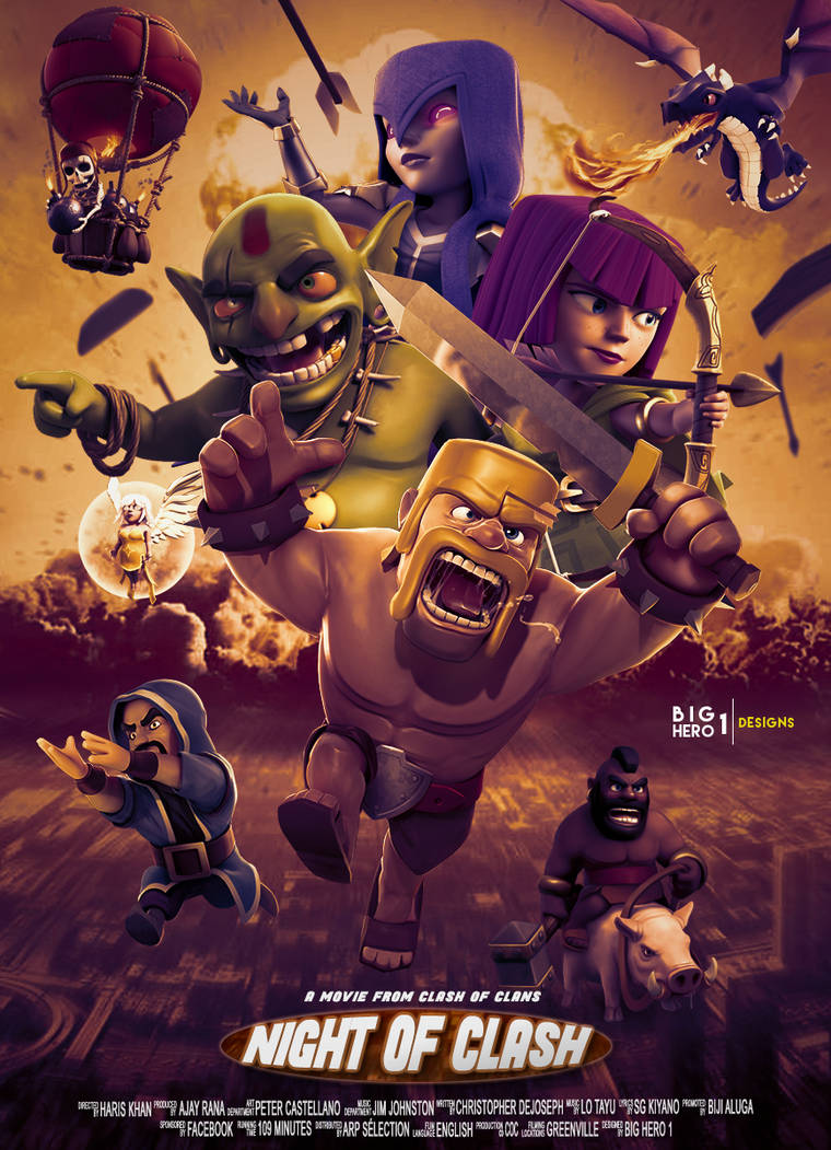 Clash Of Clans Movie Poster by BigHero1 on DeviantArt