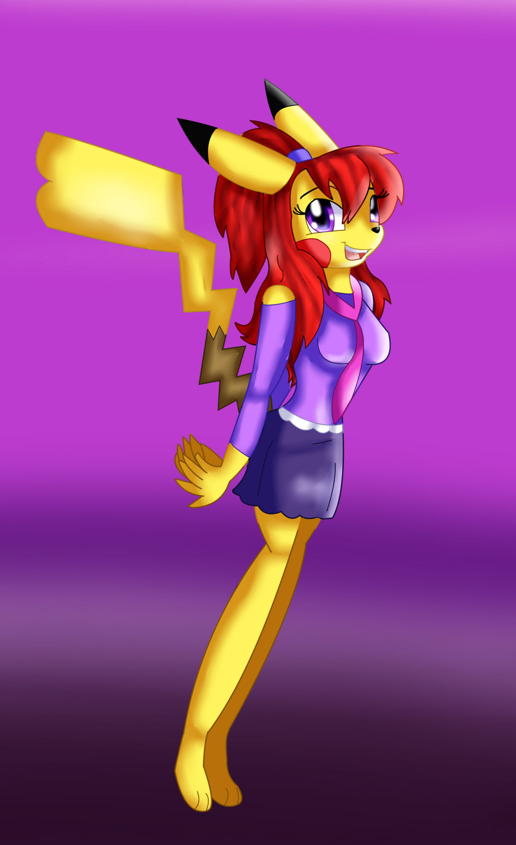 Saki the Pkachu by KendraEevee on DeviantArt