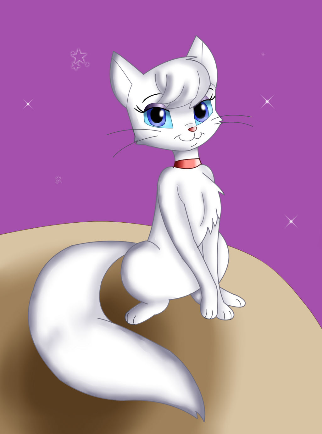 Mewsette the scaredy cat by kaelahq07 on DeviantArt
