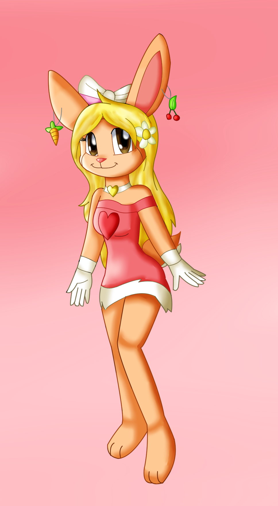 Rosey Ann Rabbit Rosy the Rabbit - Art Trade by KendraEevee on DeviantArt