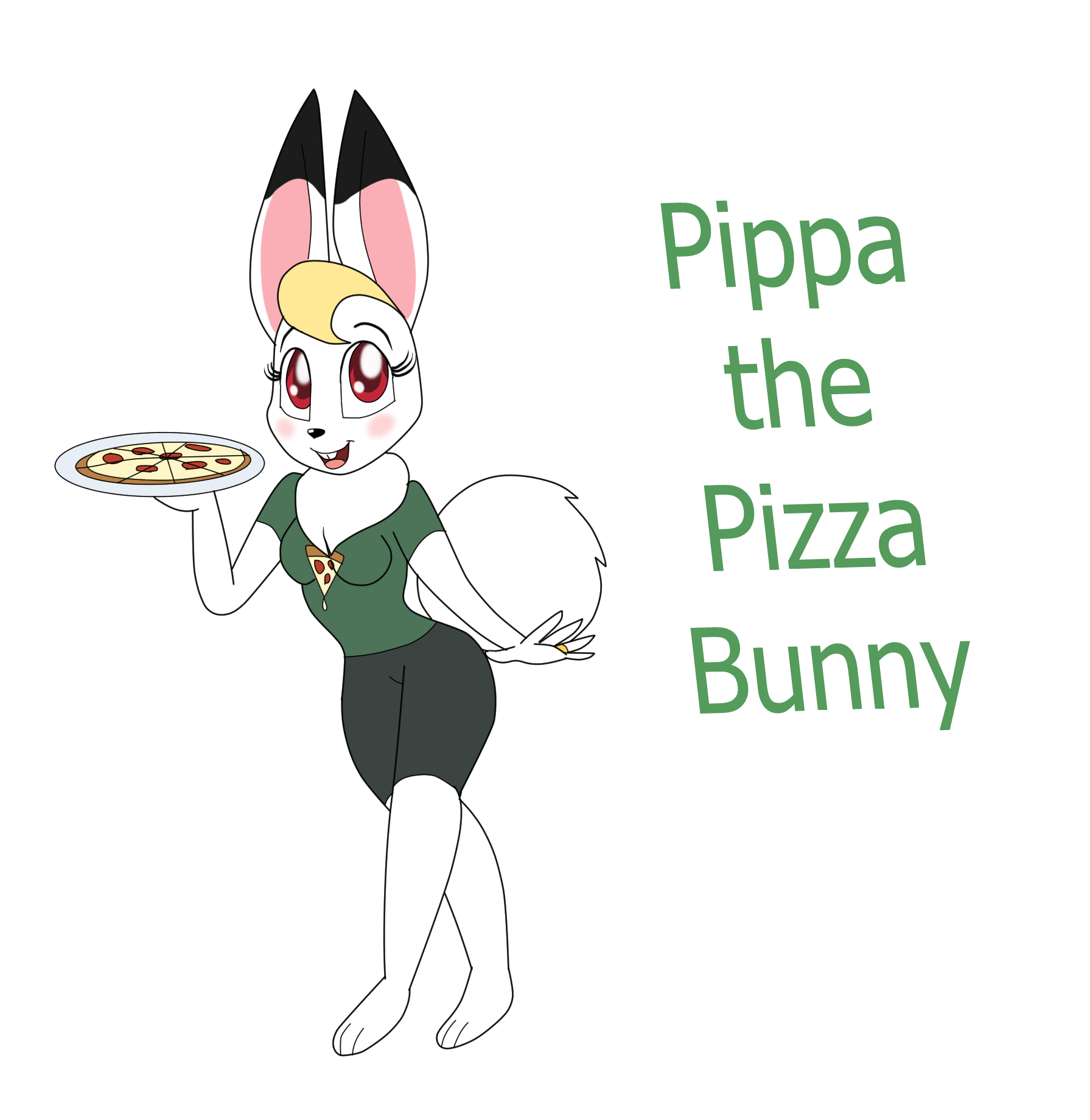 Pippa the Pizza Bunny by KendraEevee on DeviantArt