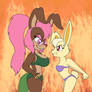 Toon Bunny Rivalry