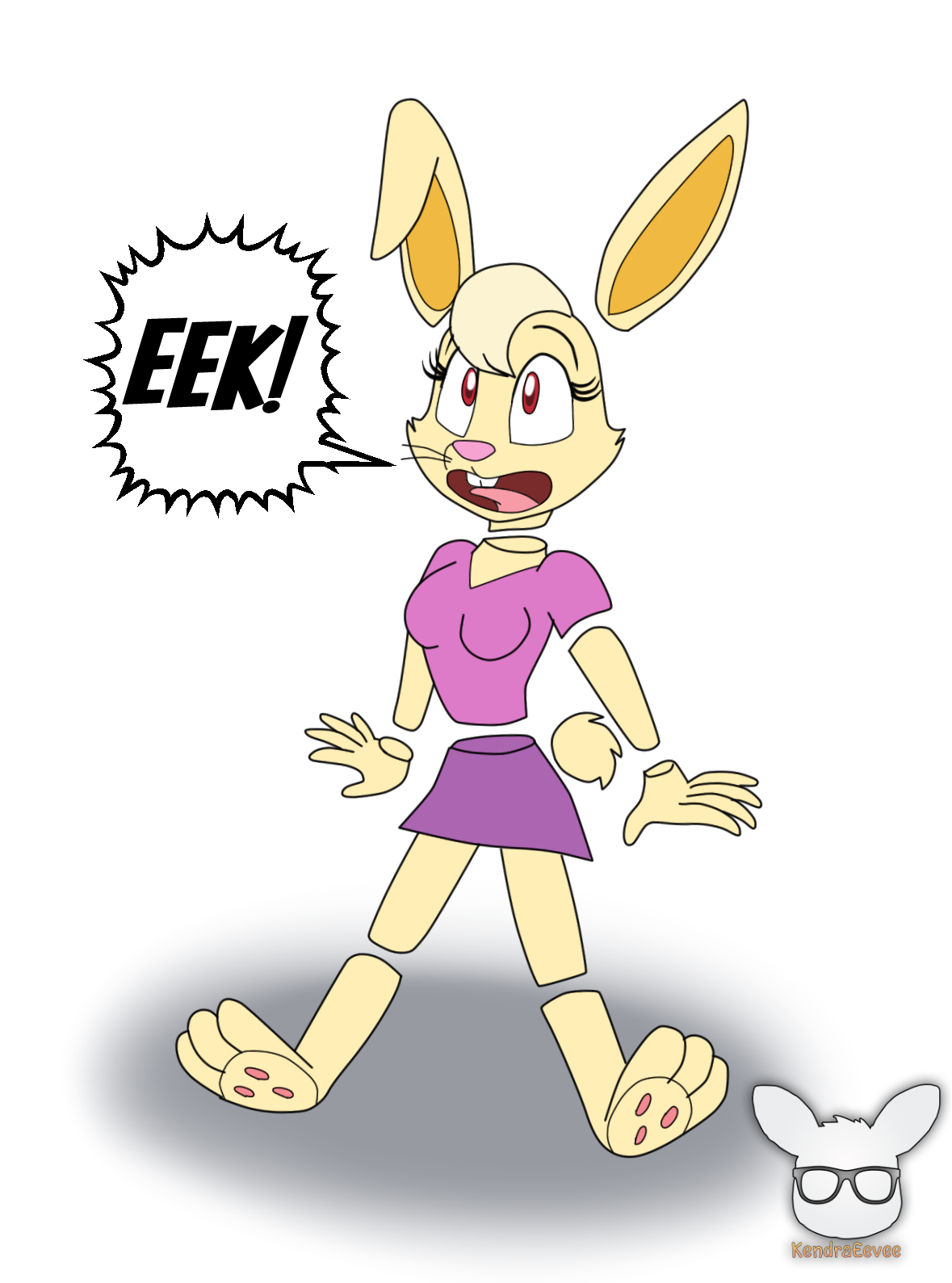 Frightened Take-Apart Bunny by KendraEevee on DeviantArt