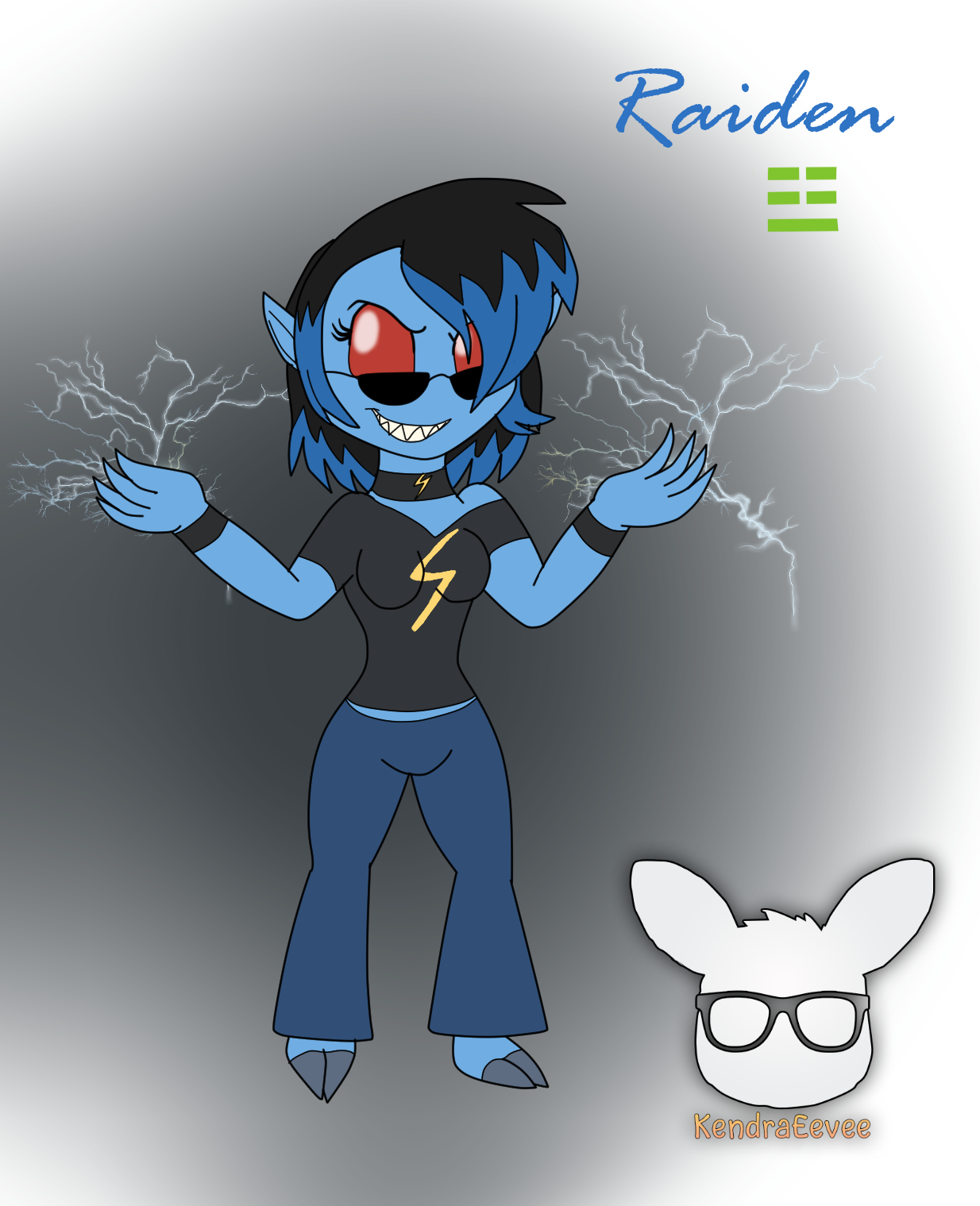 Raiden Redesign by KendraEevee on DeviantArt