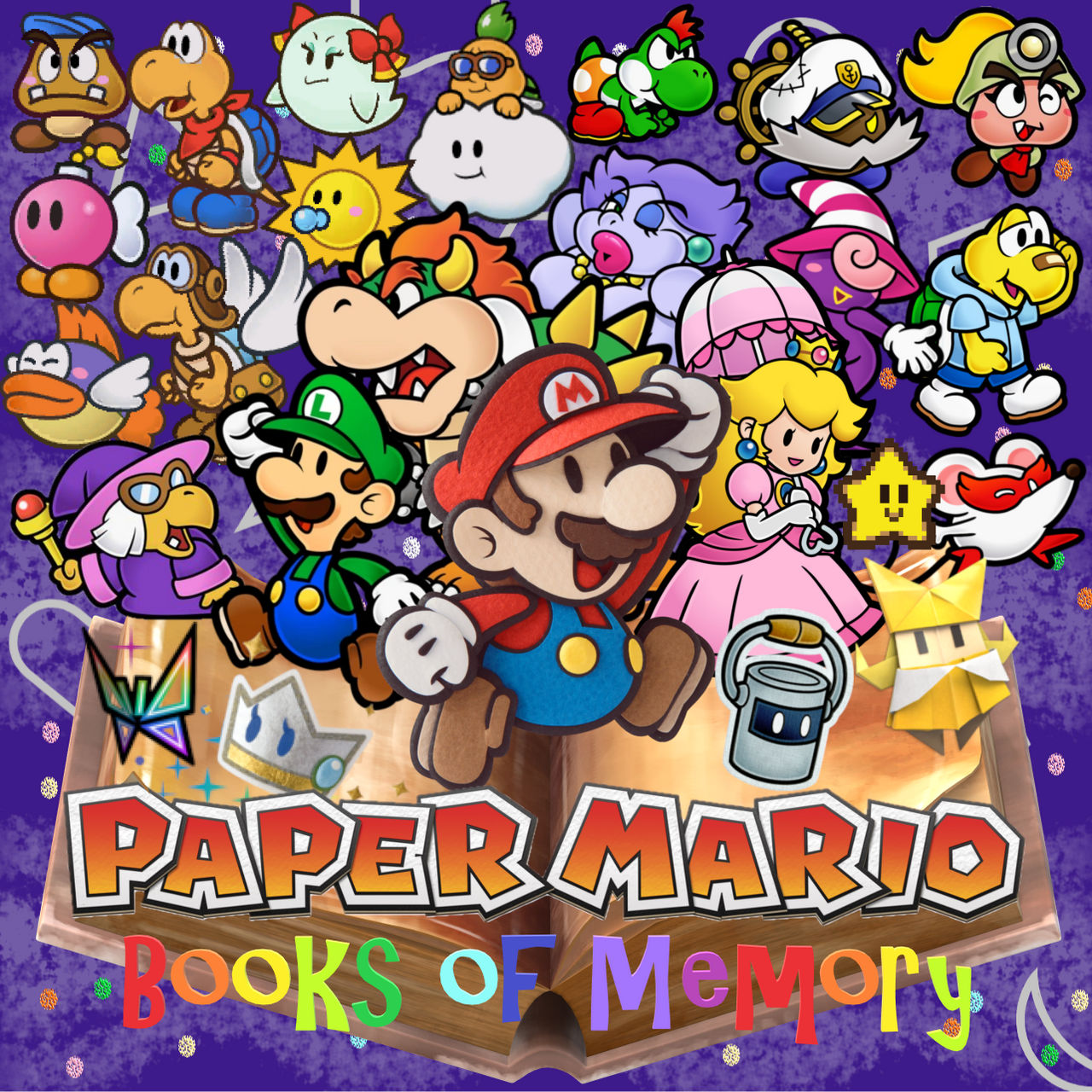Paper Mario Books of Memory Reveal by KawaiiWonder on DeviantArt