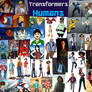 Transformers Humans Supercollage