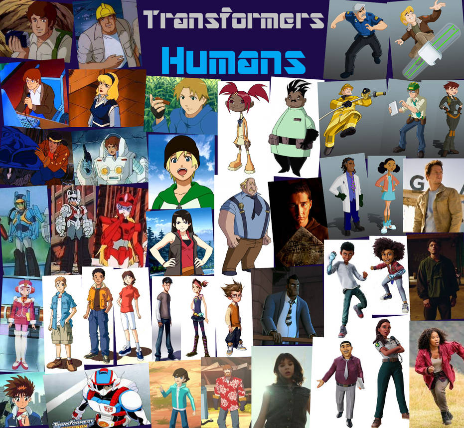 Transformers Humans Supercollage by KawaiiWonder on DeviantArt