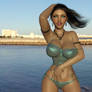 Melody - Bodie Island Sunset 2 - Sexy Outfit