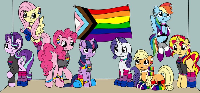 Gay Pride Ponies