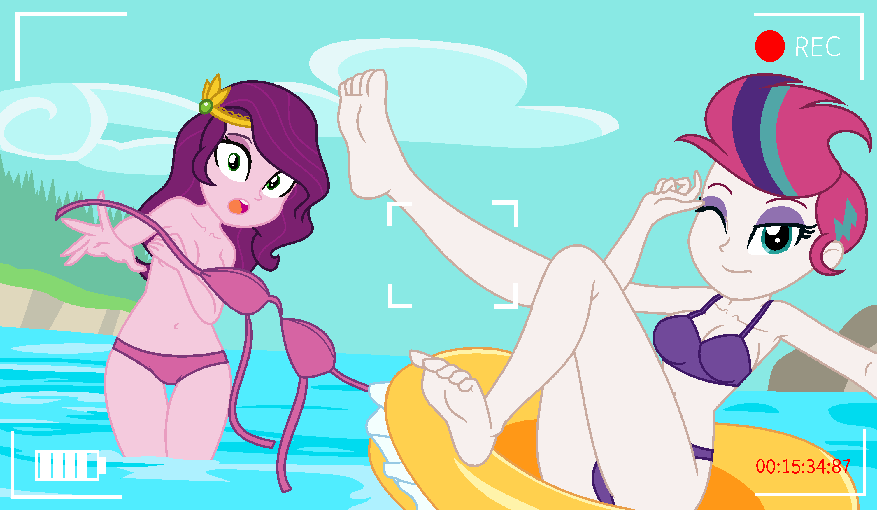 Zipp and Pipp Beach Hijinks by icicle-wicicle-1517 on DeviantArt