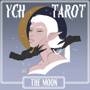 TAROT [THE MOON] | YCH [OPEN]