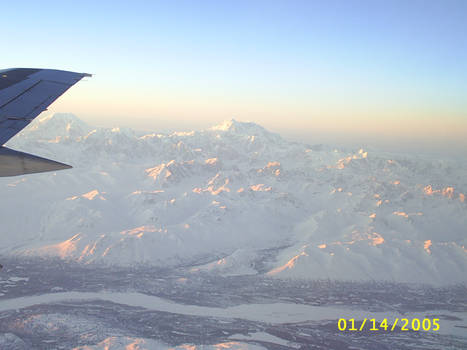 white caps of Alaska