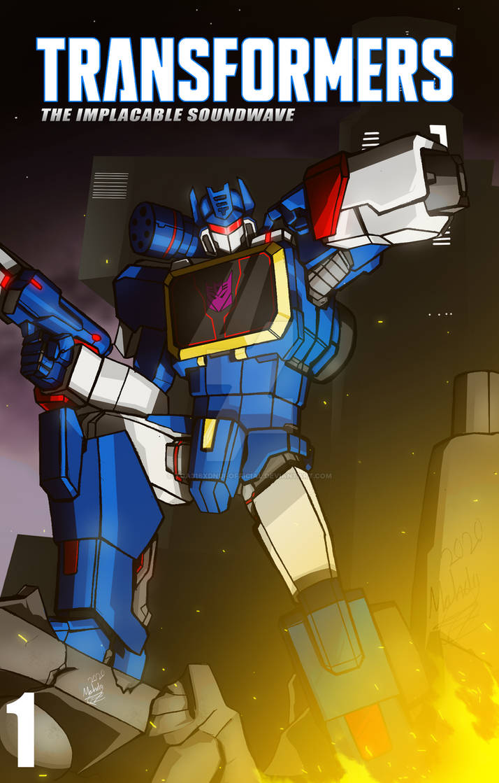COVER COMIC TRANSFROMERS THE IMPLACABLE SOUNDWAVE by TOA316XDNUI ...