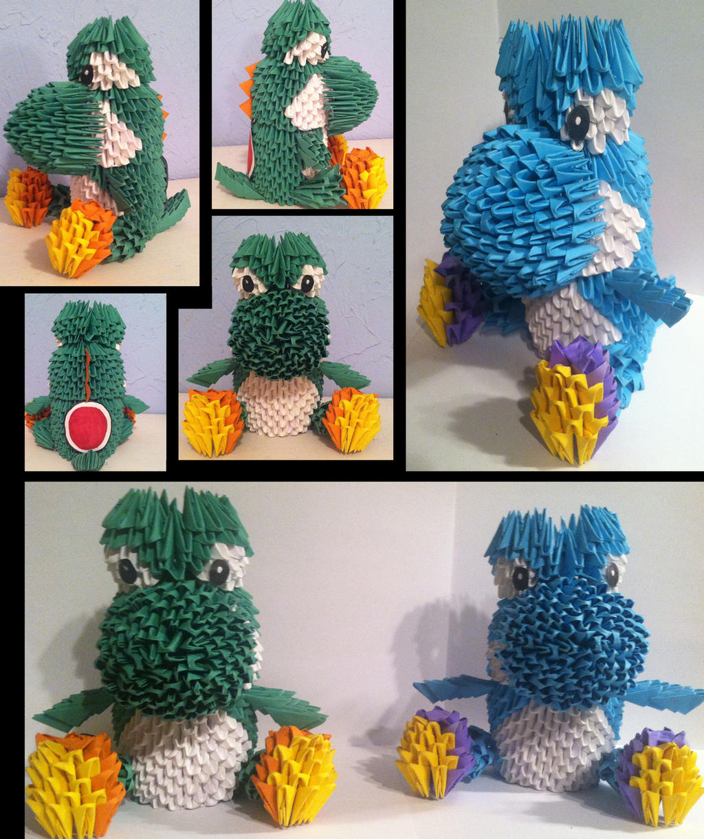 3d Origami Yoshi By Camelliawolf On Deviantart 3d Origami Yoshi By Camelliawolf On Deviantart