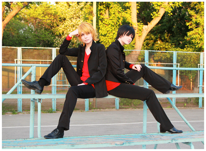 Shizuo and Izaya sch.uniform