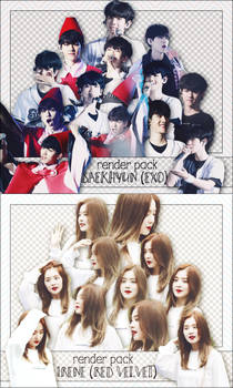 PACK PNG BAEKHYUN AND IRENE