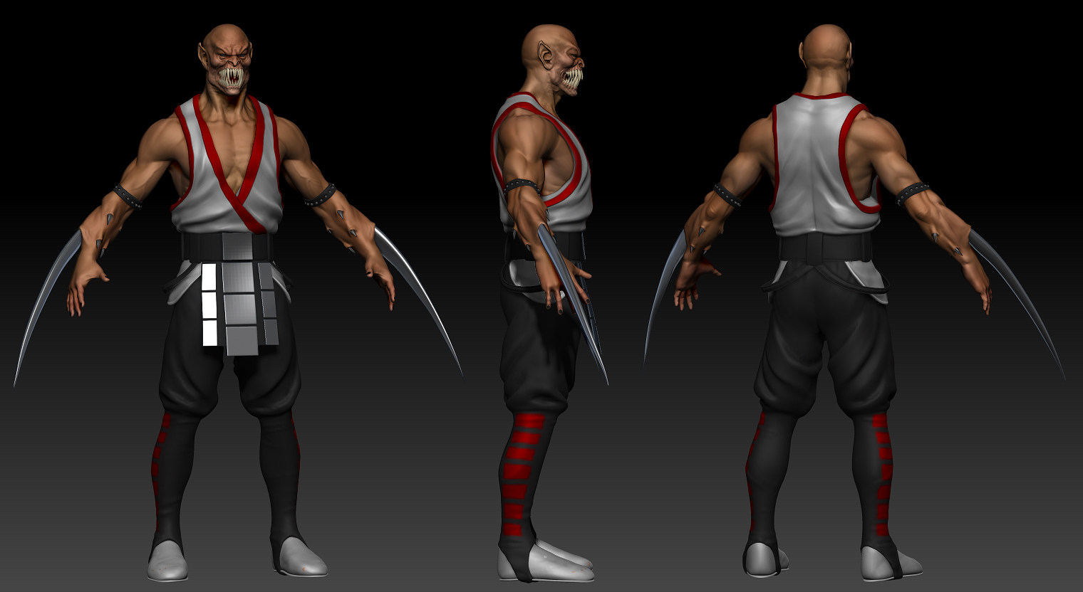 Baraka from MK2, ZBrush Art