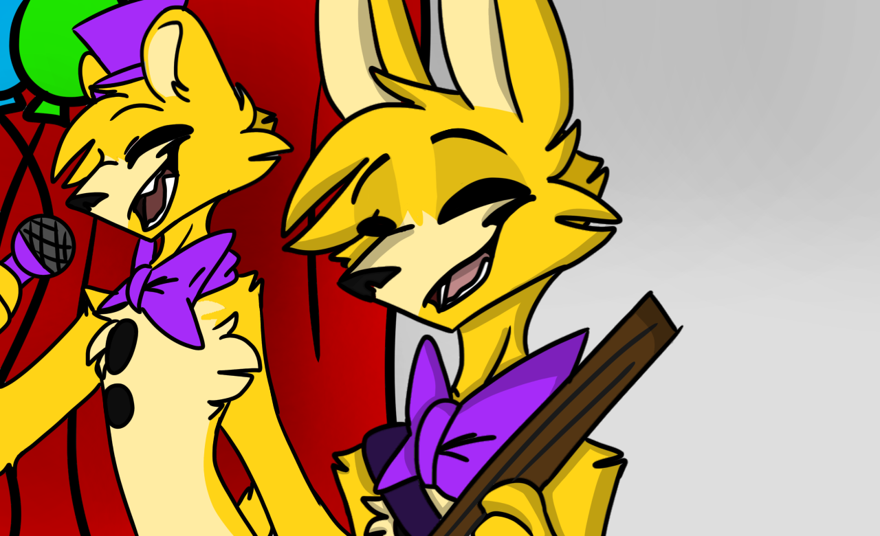 Fredbear x SpringBonnie P/____Fredbear____ - Desenho de fox_fnafhs