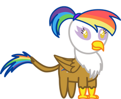 *Commission* Rainbow Feather Chibi