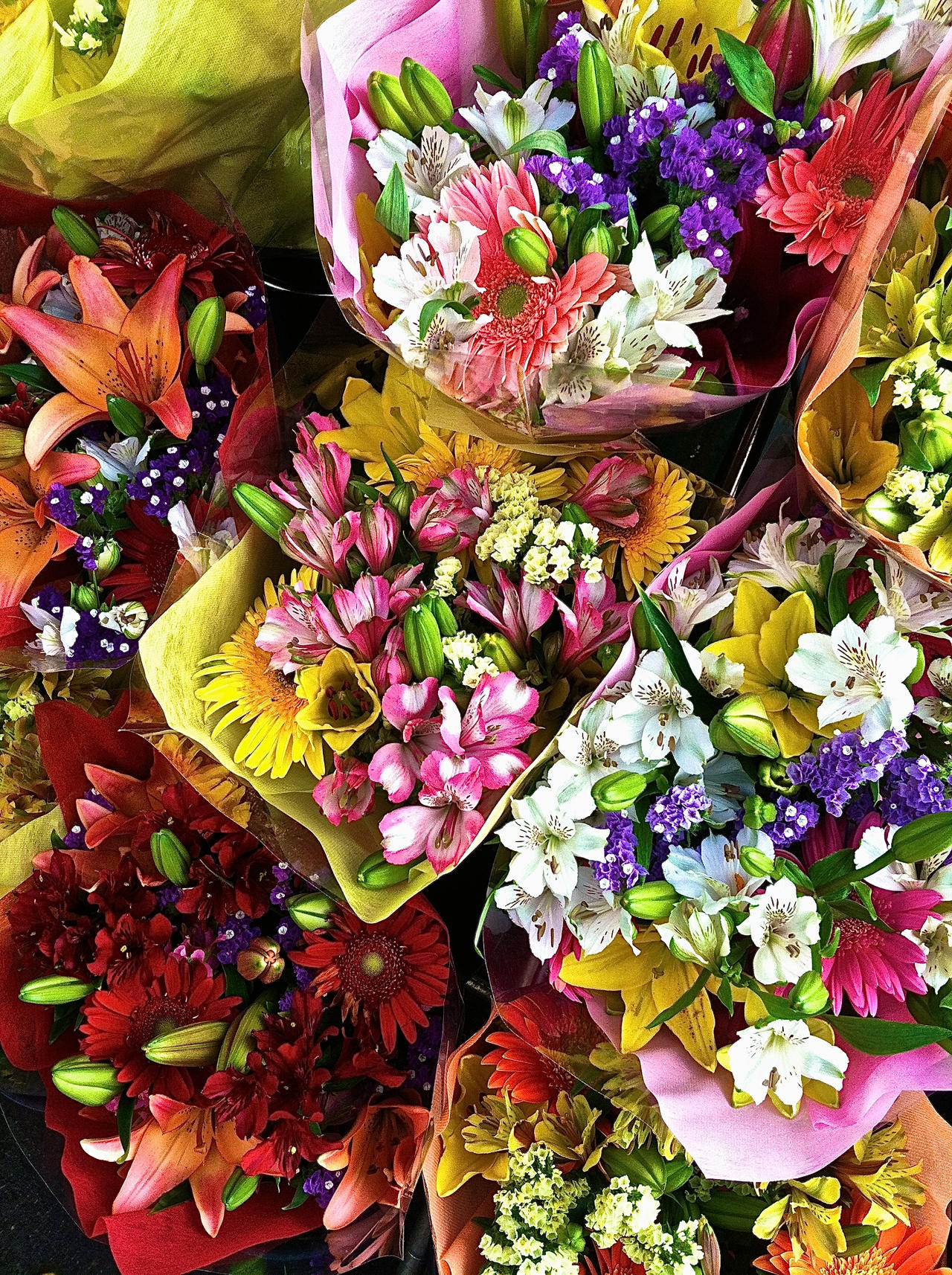 Flowers on Clement Street