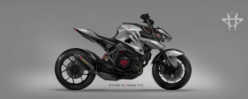 HDesign concept naked bike