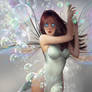 Fairy with magic bubbles