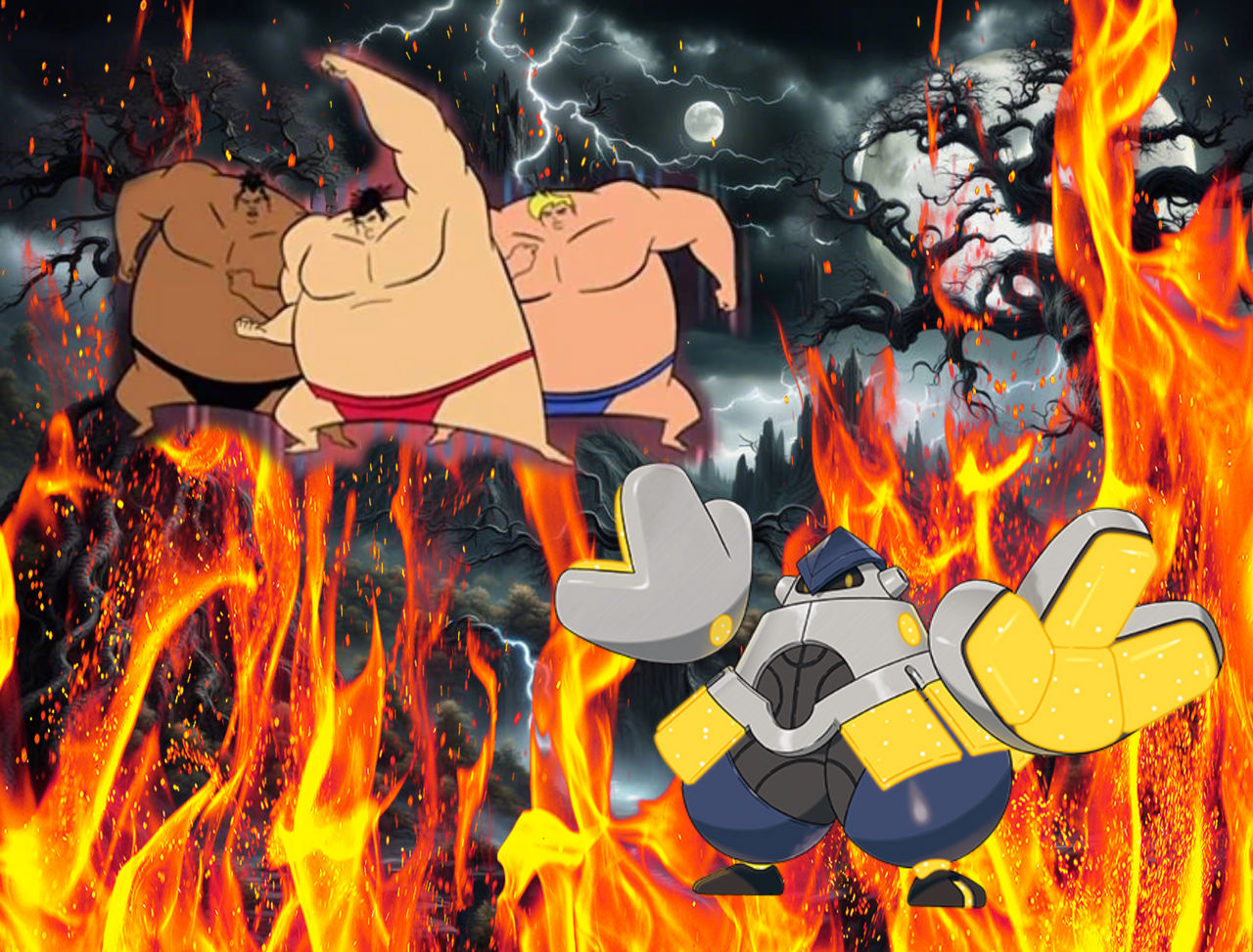 Pokemon Sumo Deviantart Sumo Wrestlers Vs Paradox Pokemon by chann1 on DeviantArt