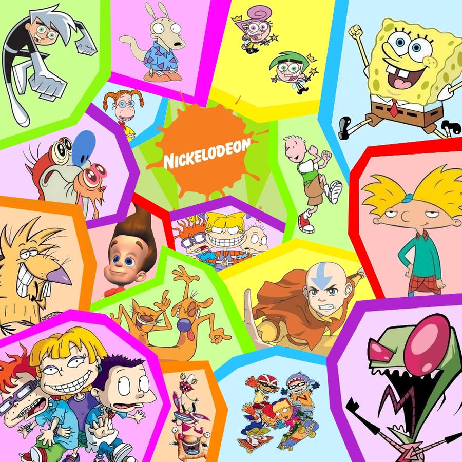 Nicktoons Patterns Nicktoons Collage by aStep2Stage18 on DeviantArt