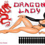 Dragon Lady Lucy Lui Bomber Nose Art Pinup Girl