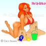 Jessica Rabbit Sandcastle